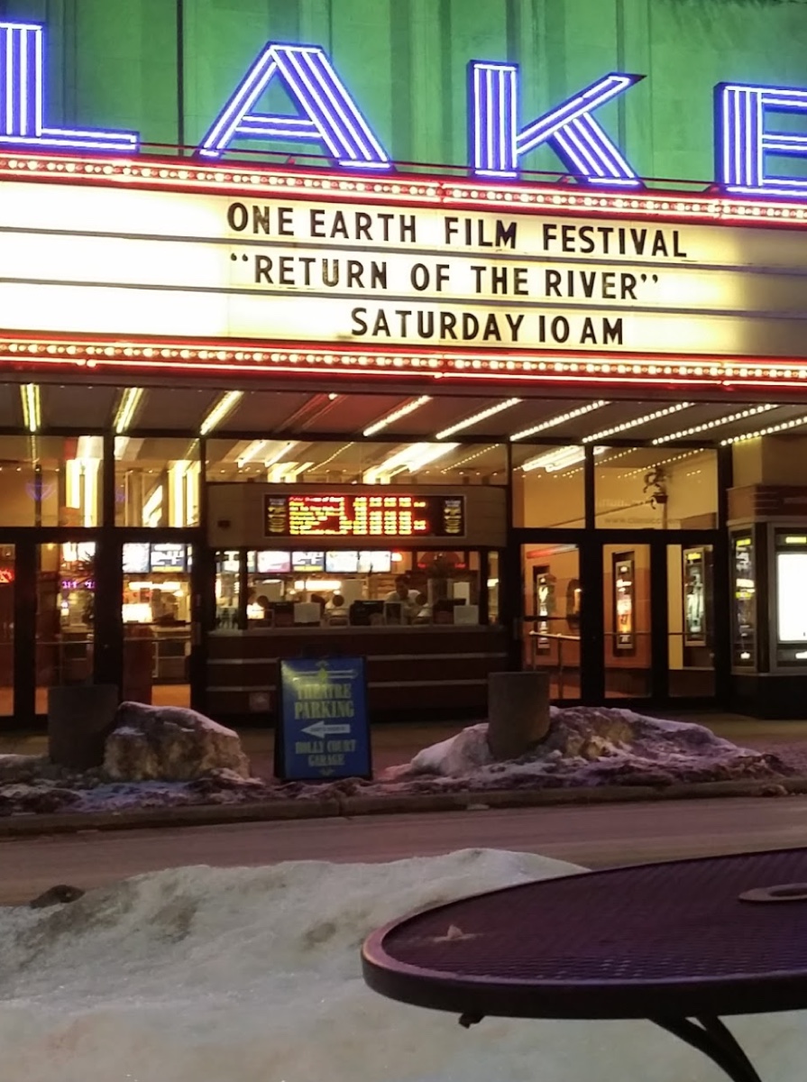 Lake Theatre marquee welcoming OEFF screenings